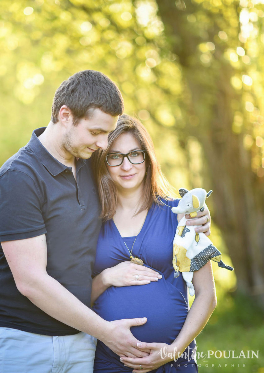 Shooting grossesse été couple