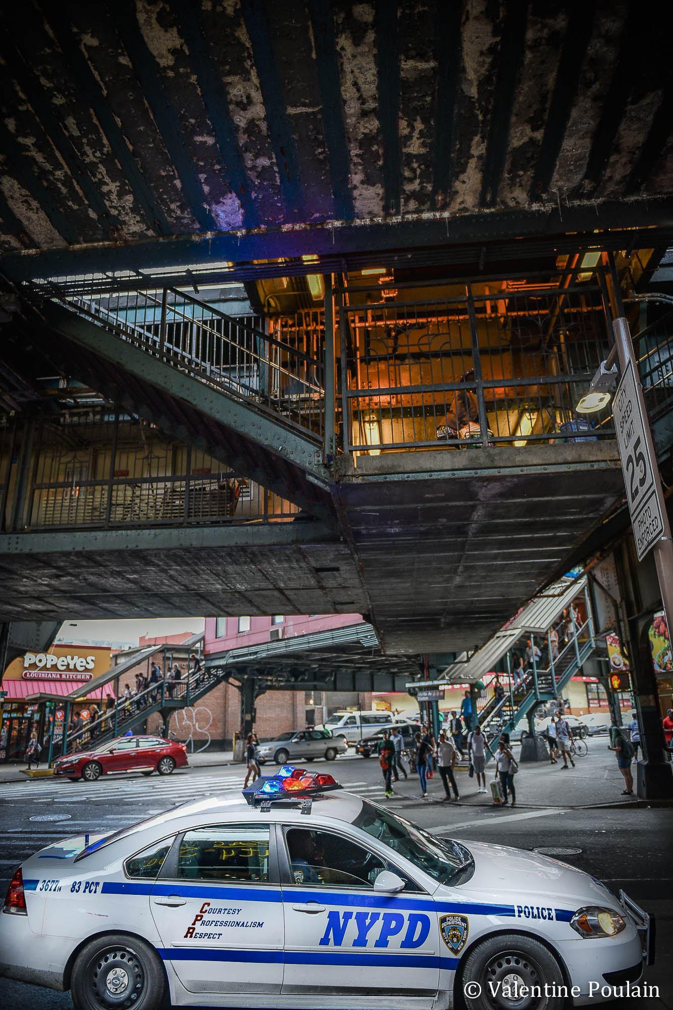 New-York voiture police - Valentine Poulain