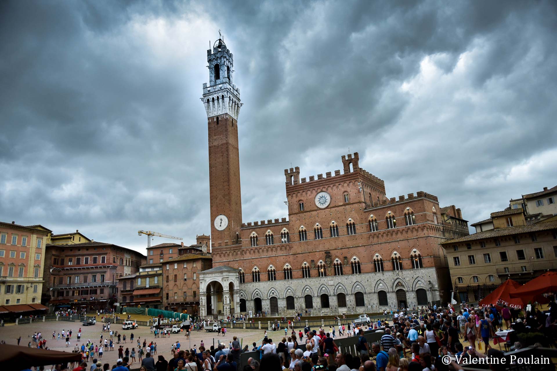 Toscane Sienne orage - Valentine Poulain
