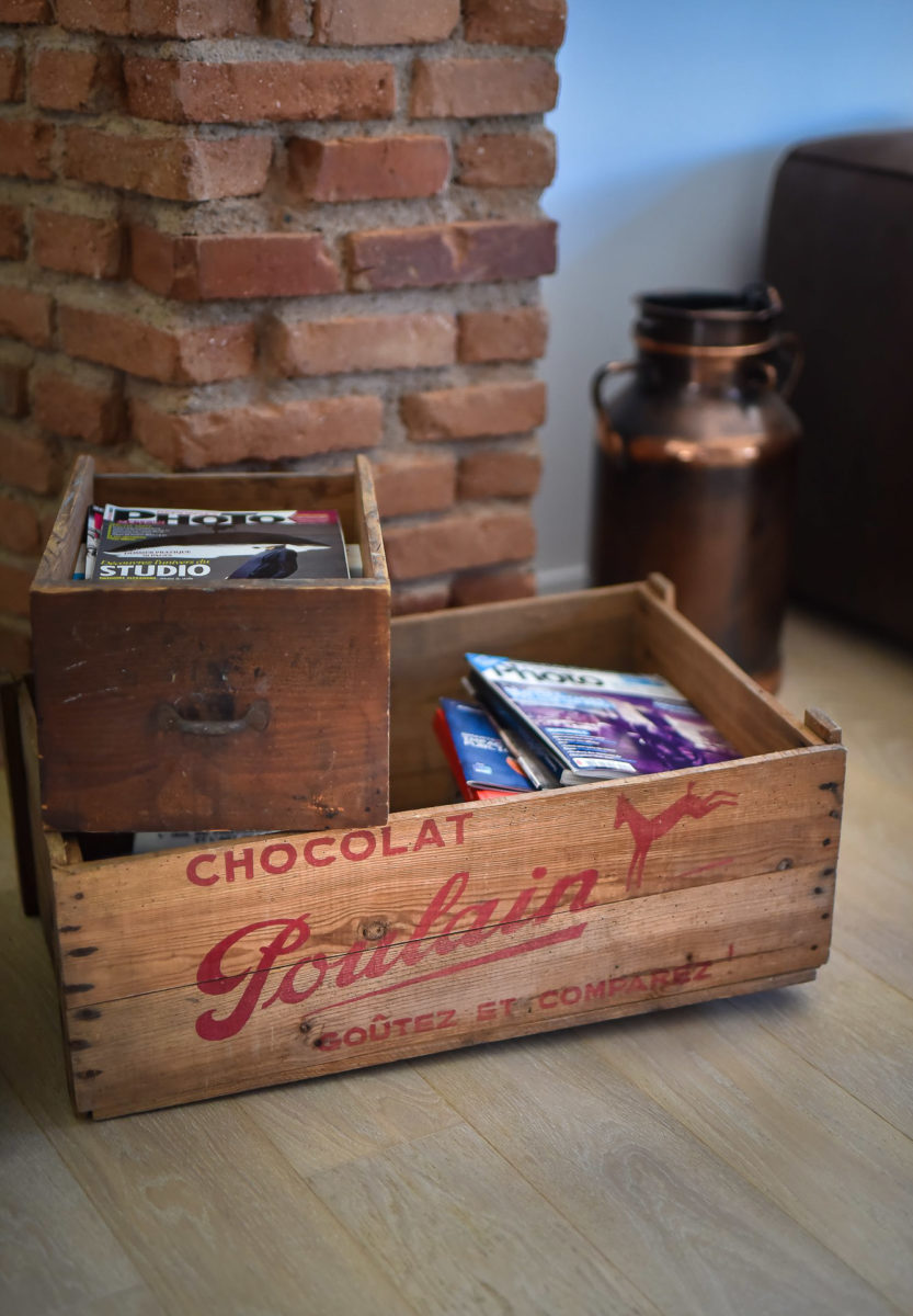 caisse Poulain 1950 vintage- Valentine Poulain