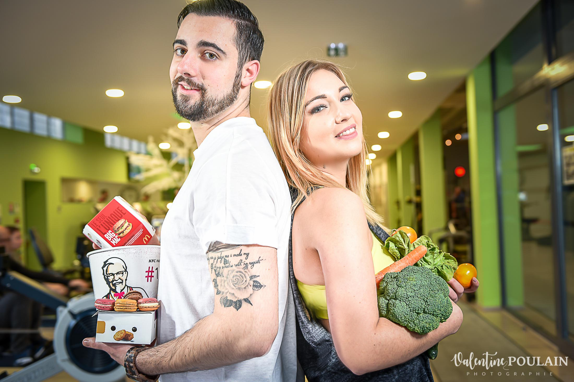 Shooting fitness duo diététique - Valentine Poulain