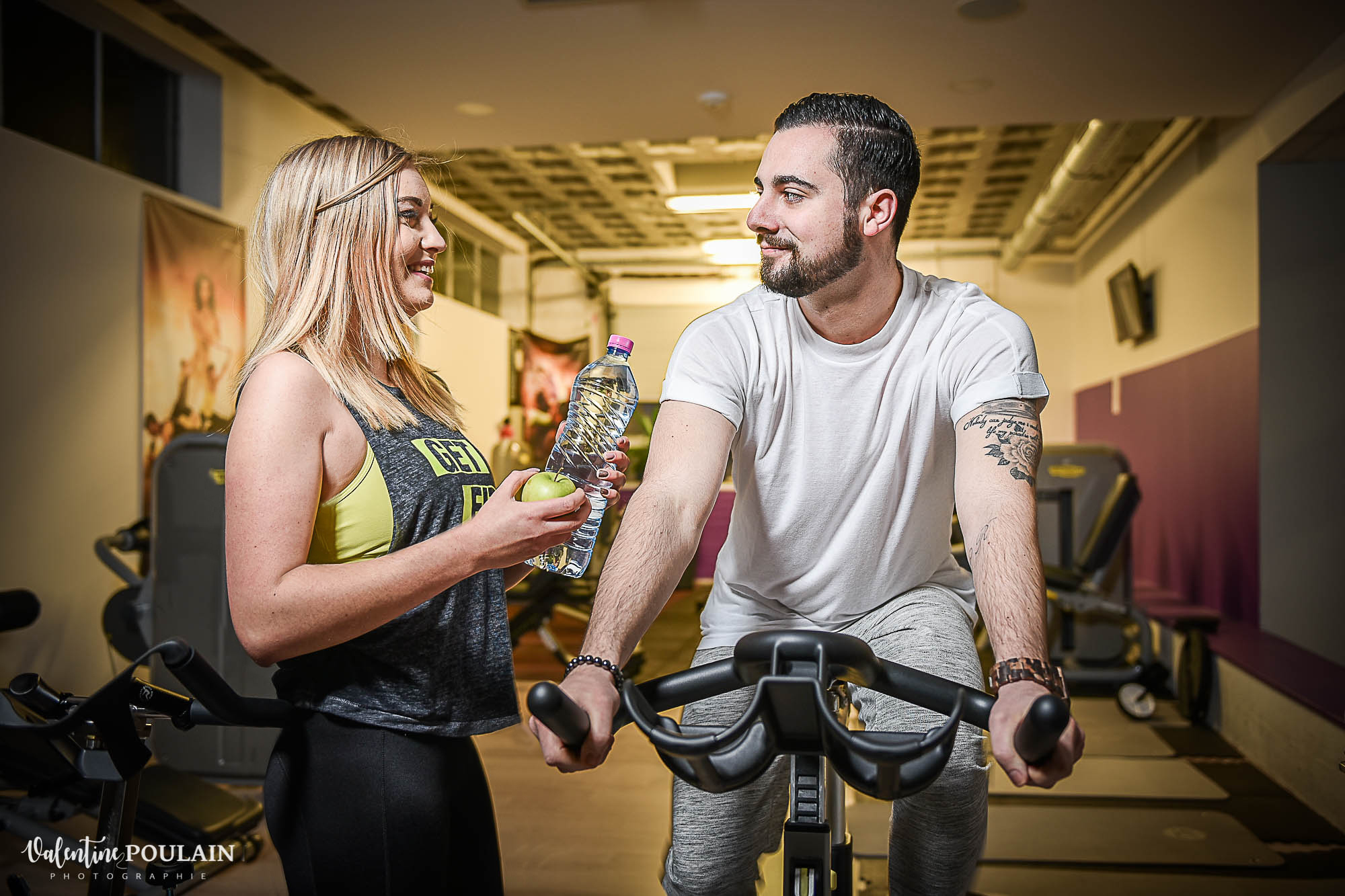 Shooting vélo coaching nutrition diététique - Valentine Poulain