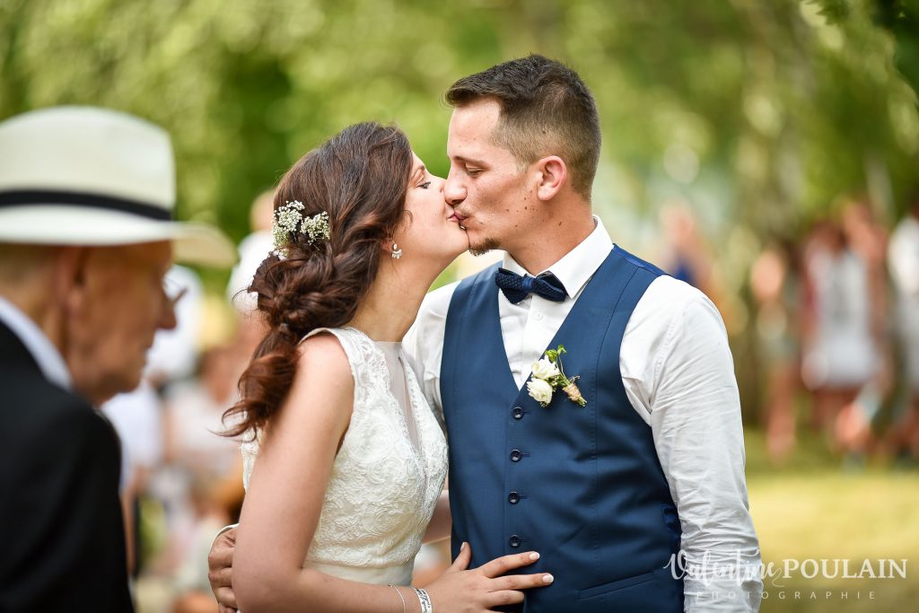 Mariage champêtre cérémonie laïque extérieure