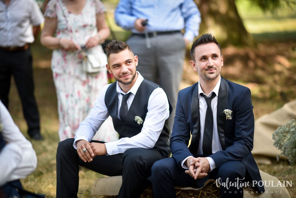Mariage champêtre cérémonie laïque extérieure