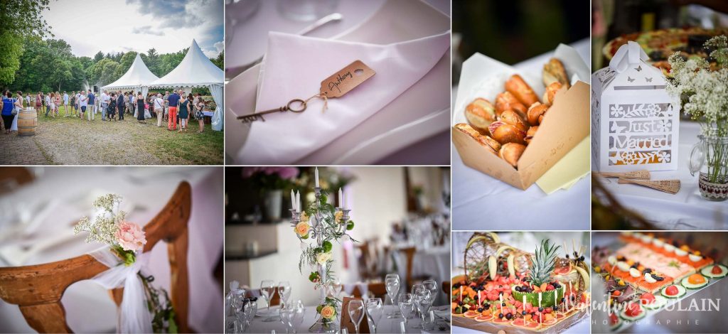 Mariage champêtre cérémonie laïque extérieure décoration