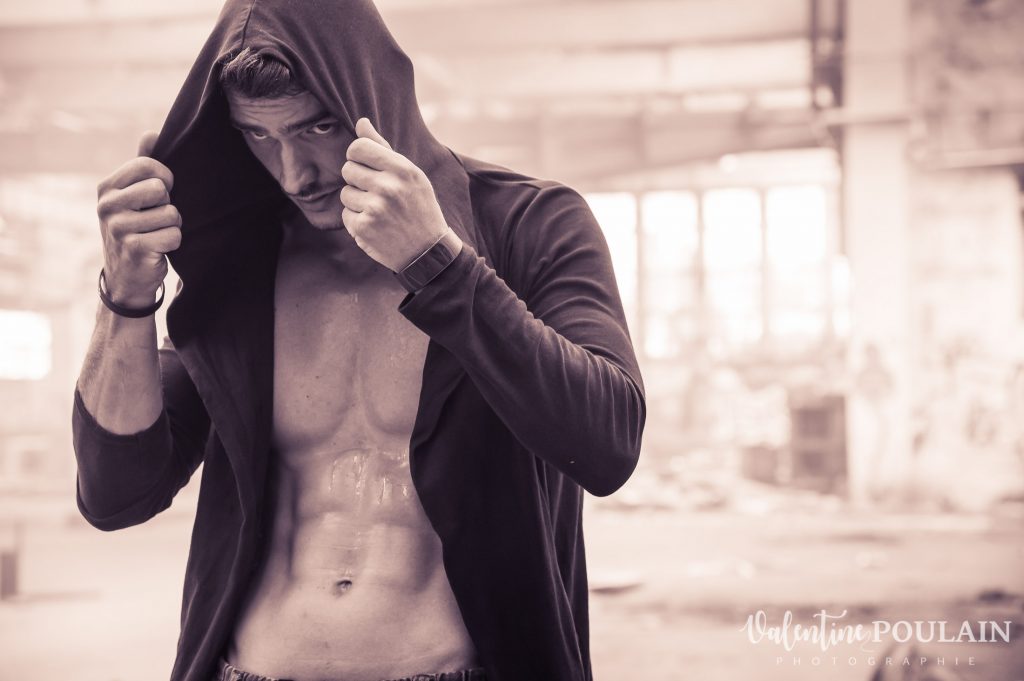 Shooting fitness capuche - Valentine Poulain
