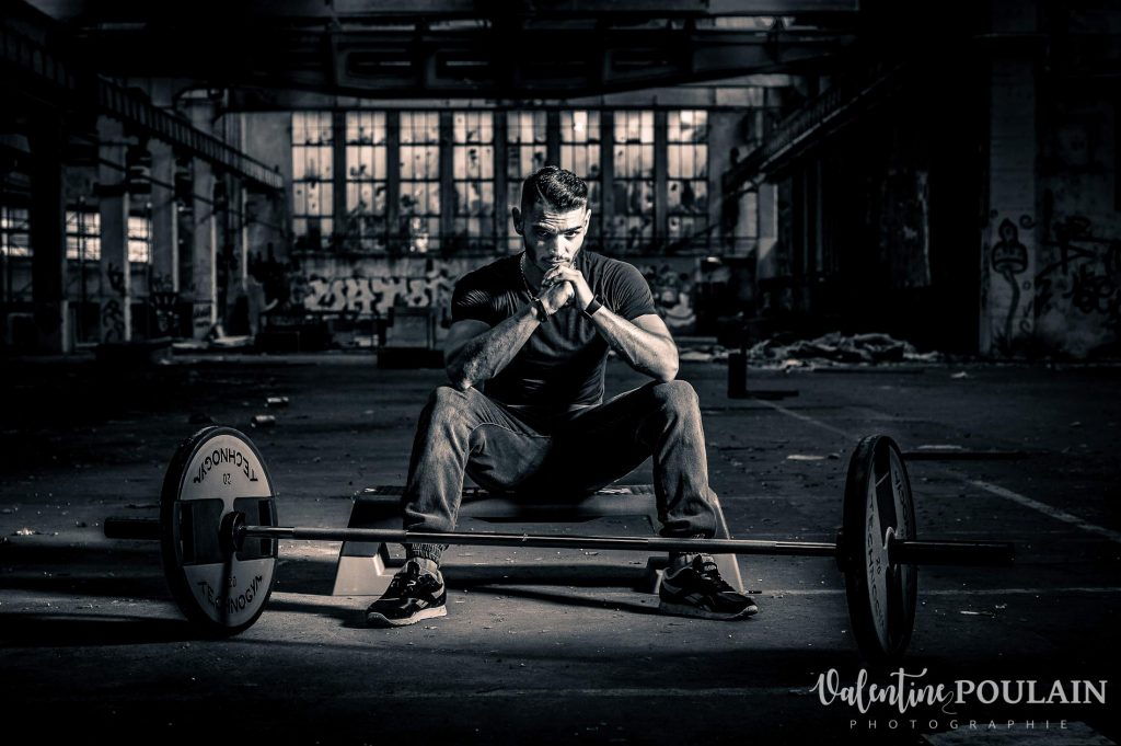 Shooting fitness musculation - Valentine Poulain