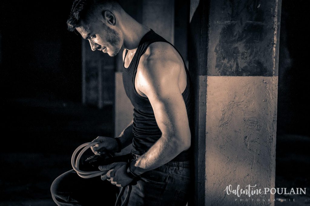 Shooting fitness portrait - Valentine Poulain