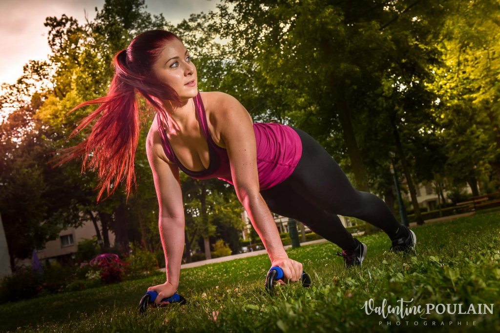 Coach fitness girl planche - Valentine Poulain