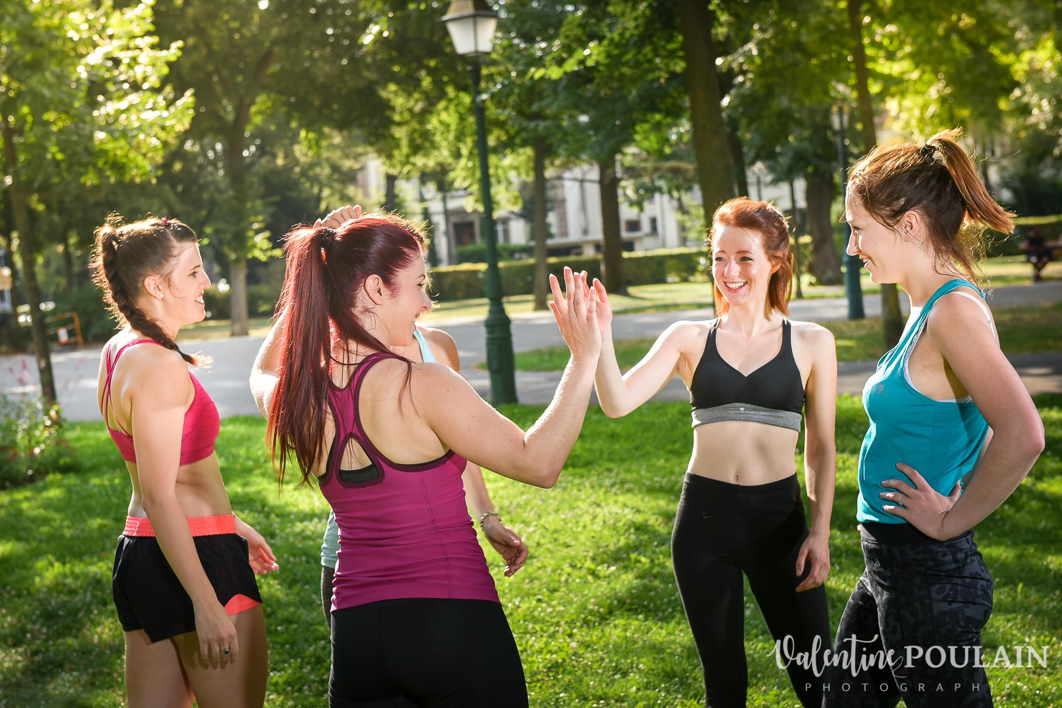 Shooting coaching fitness girls squats