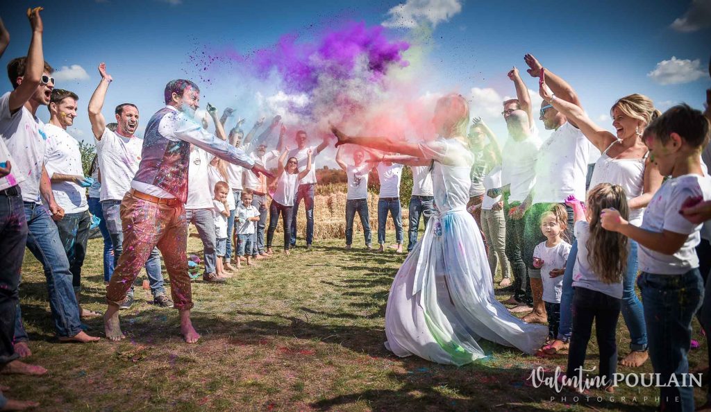 Shooting Trash the dress Holi battle