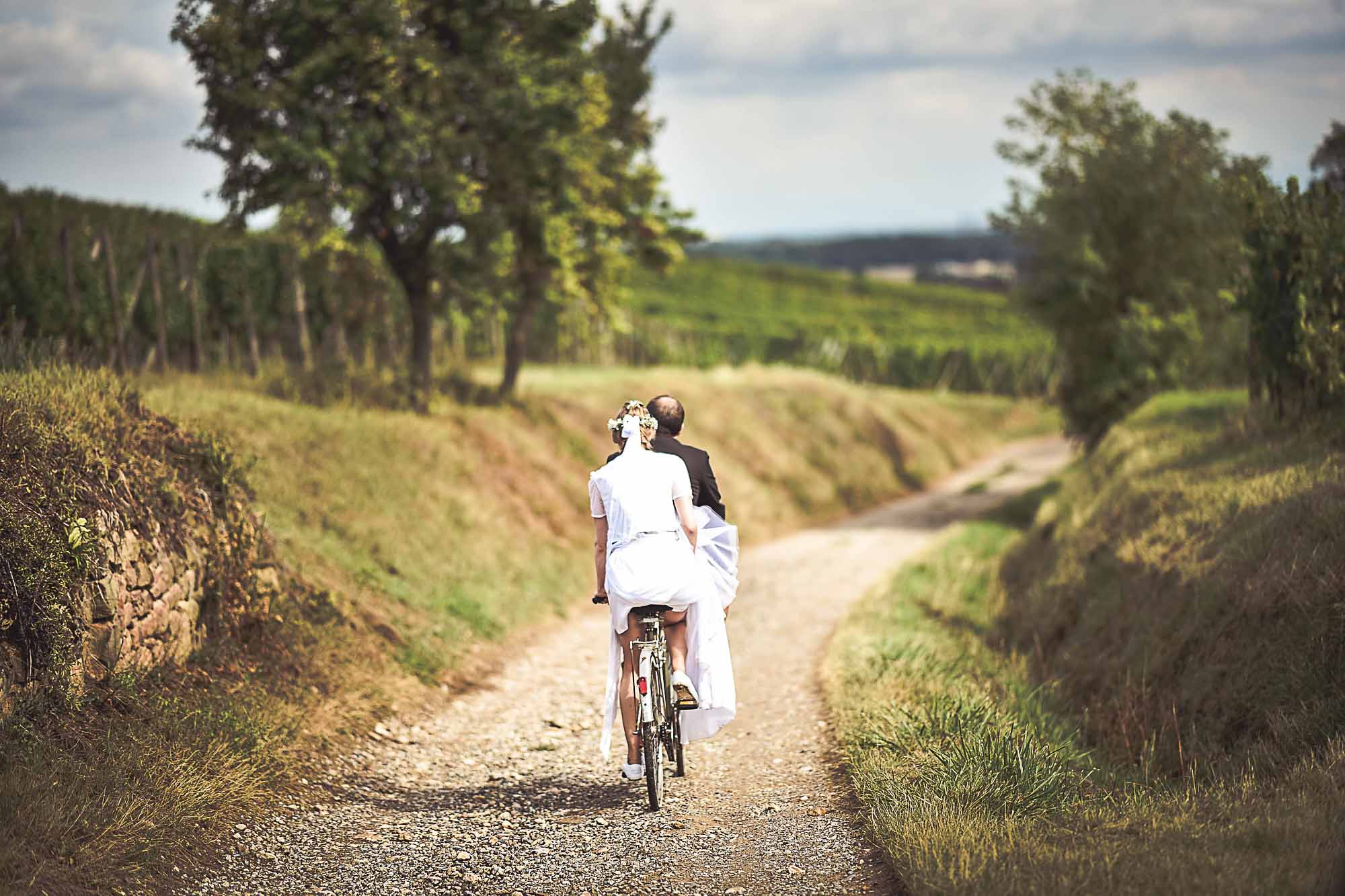 Article blog Valentine Poulain mariage vélo