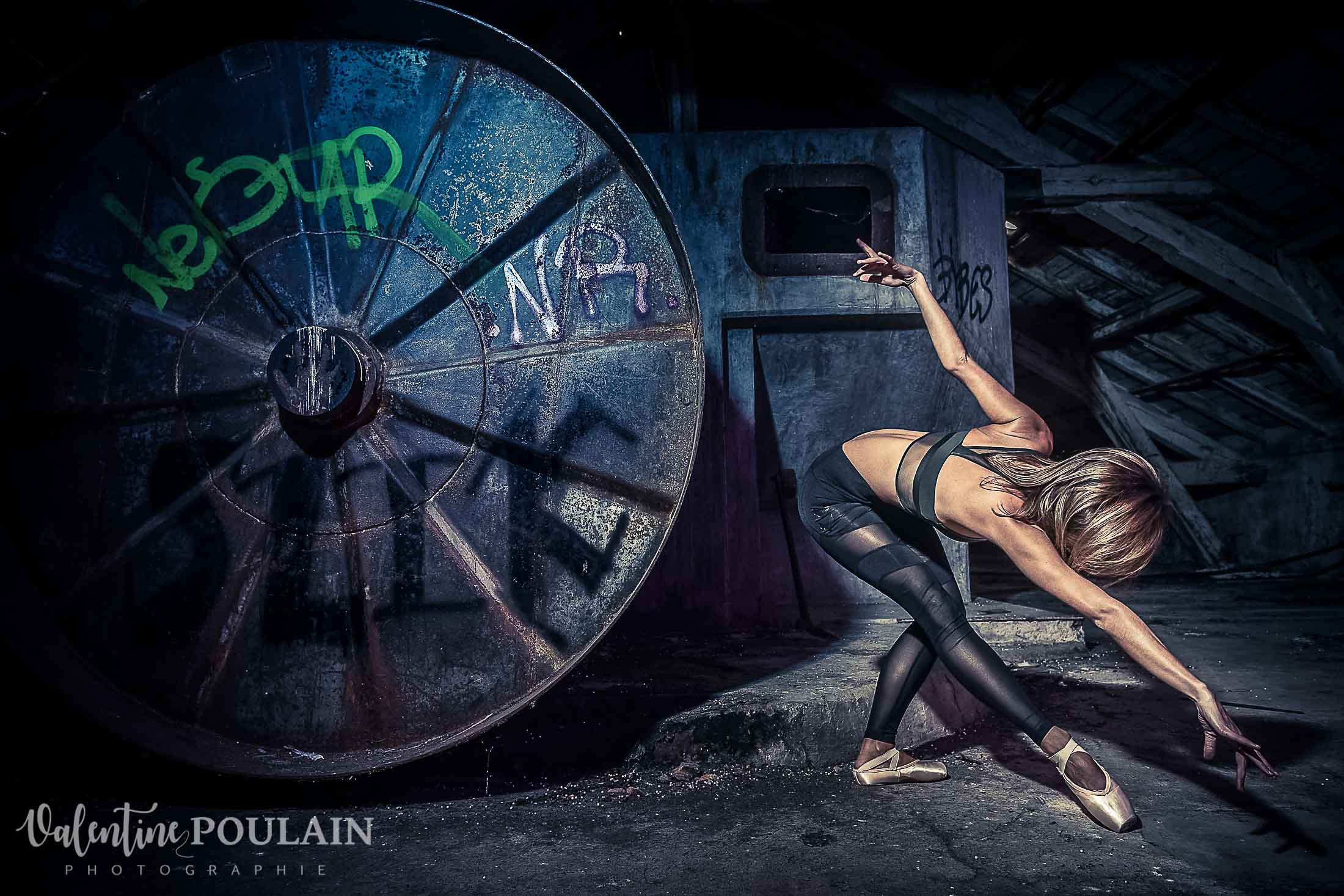 Shooting danseuse classique Justine dos
