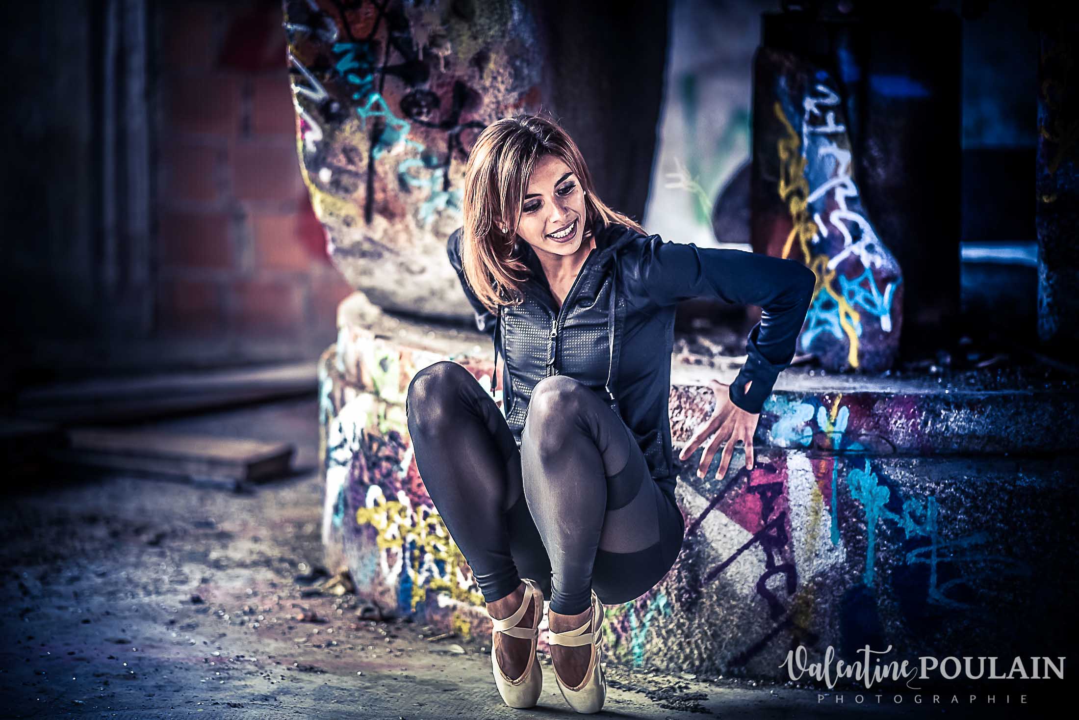 Shooting danseuse classique Justine nature