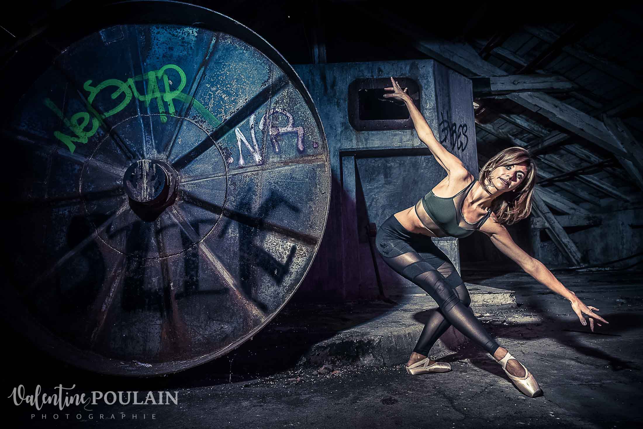Shooting danseuse classique Justine côté