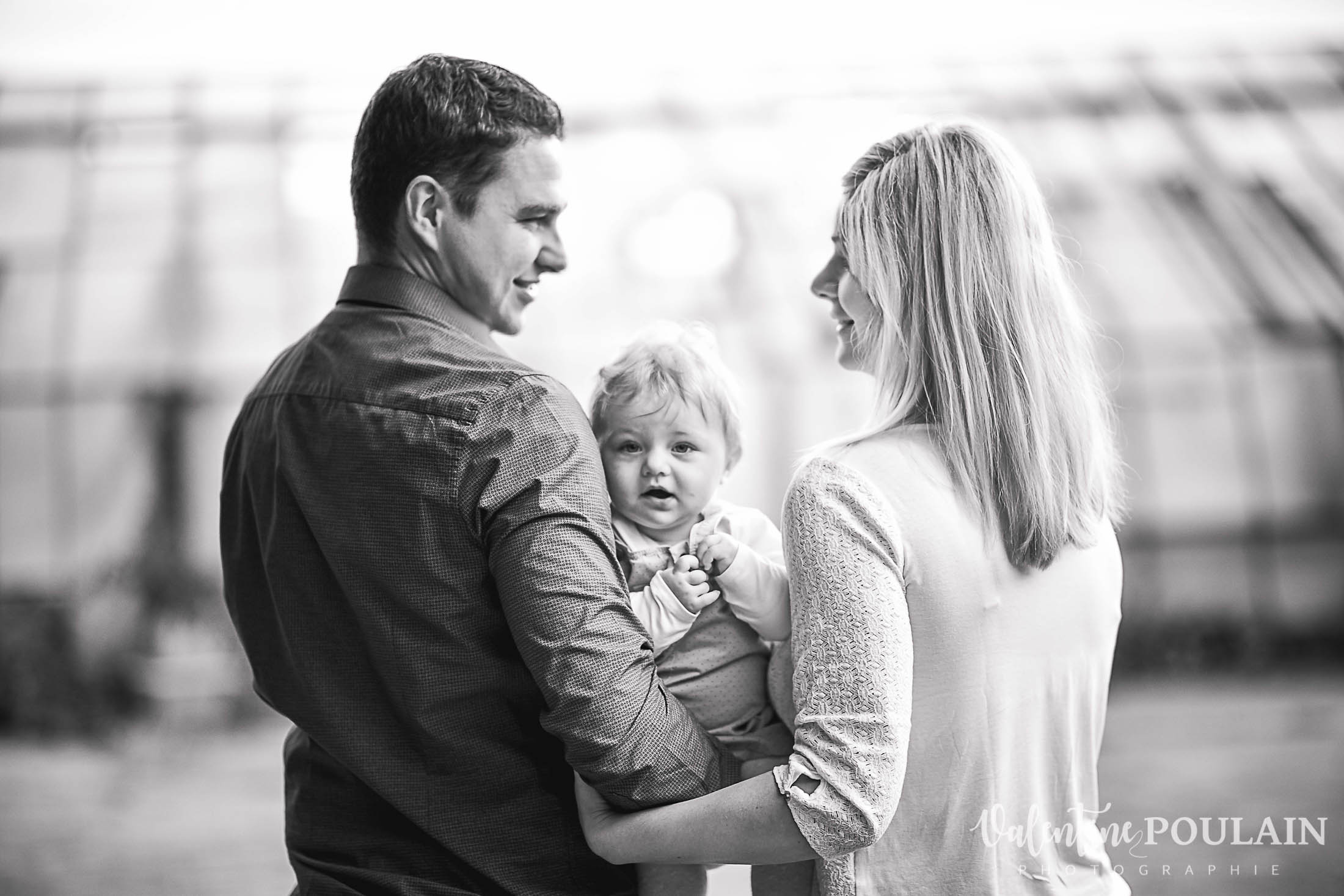 Shooting famille automne N&B - Valentine Poulain