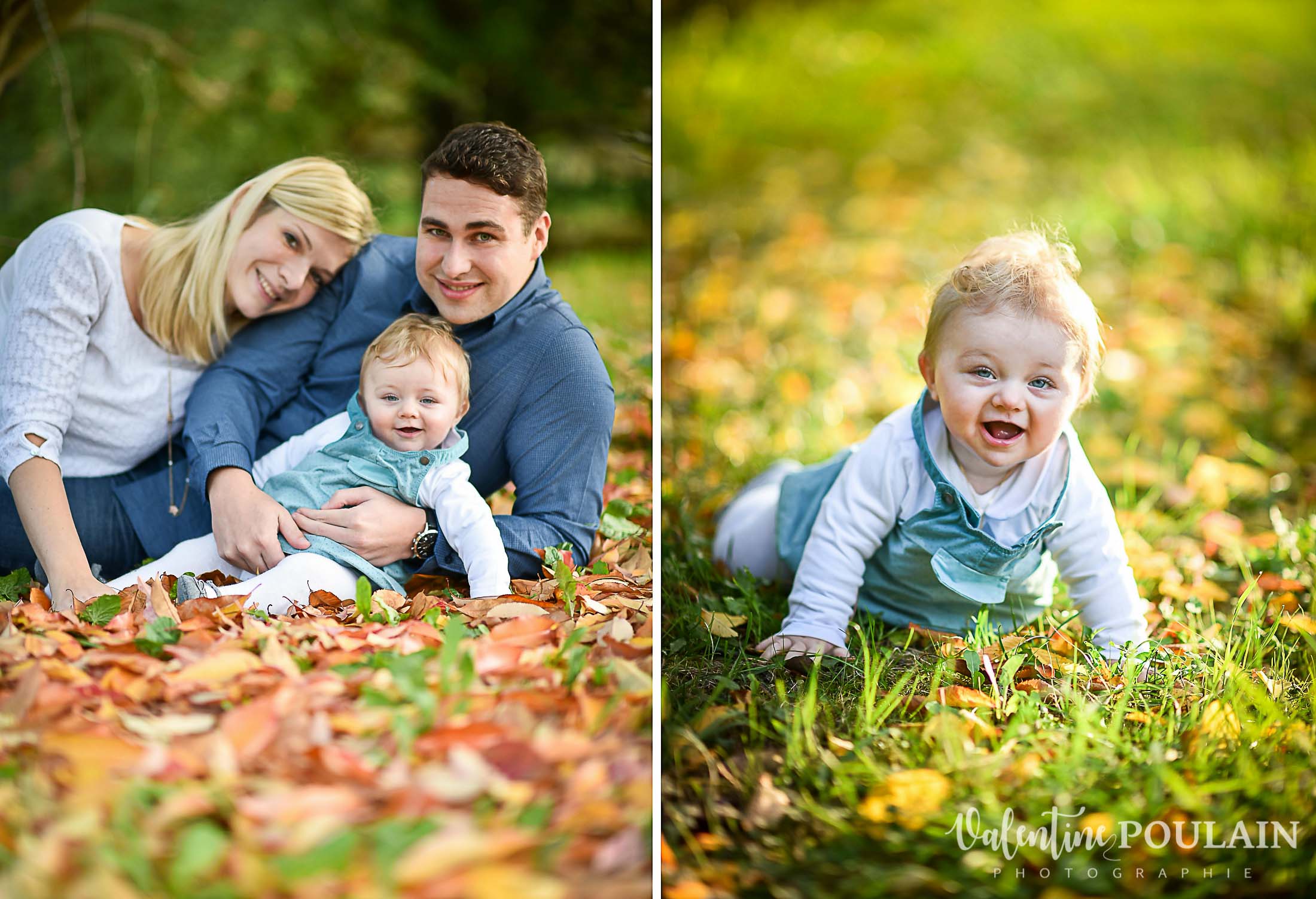 Shooting famille automne sol - Valentine Poulain