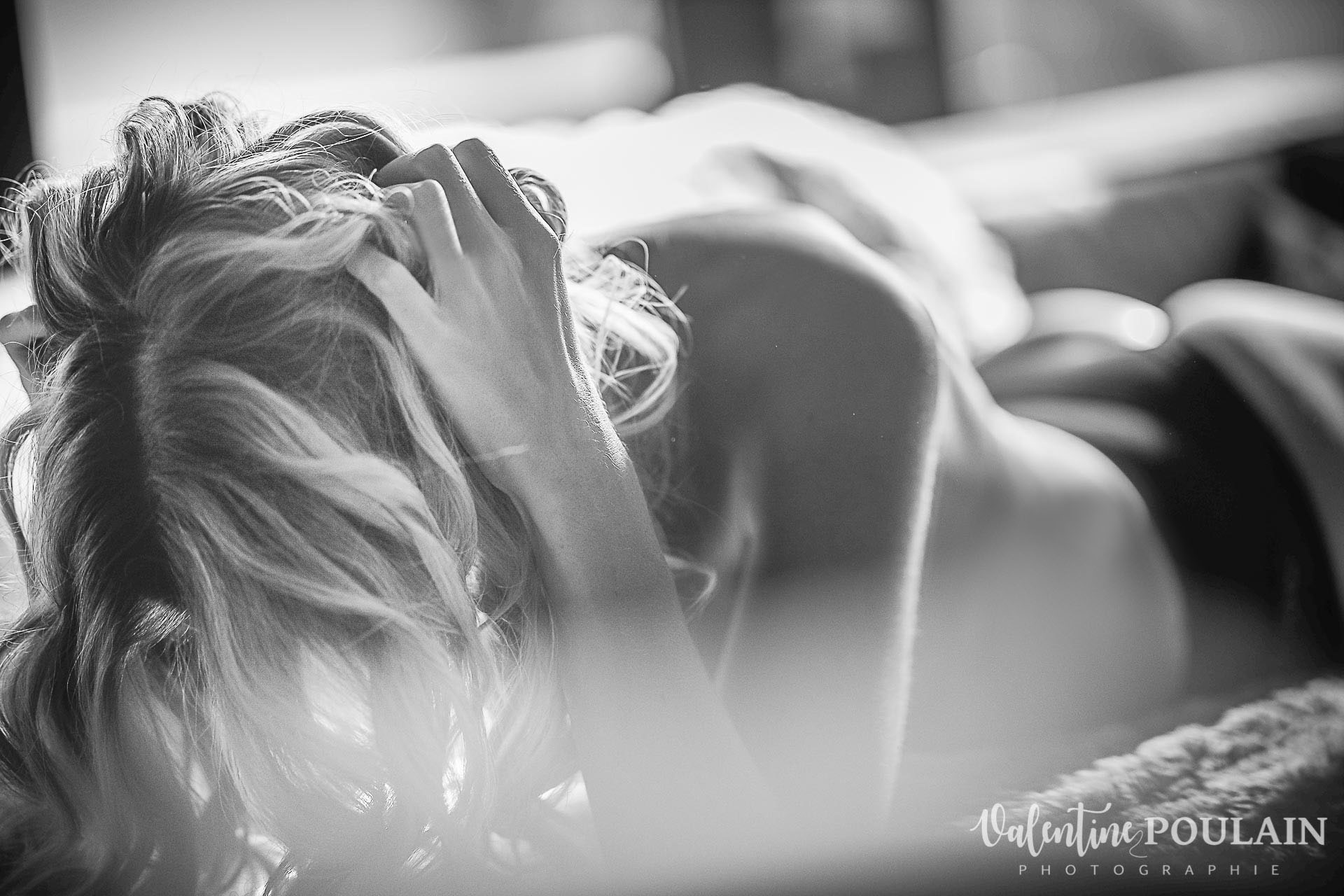 Shooting boudoir light loft - Valentine Poulain