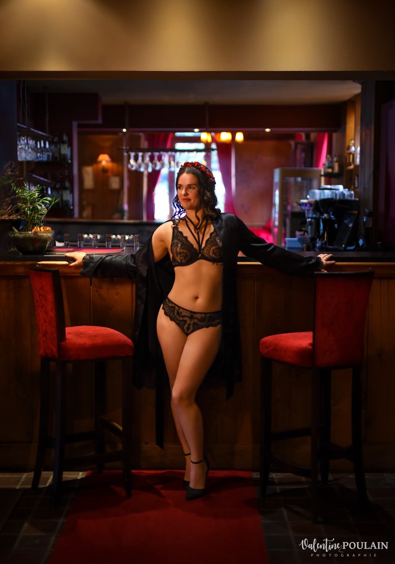 beauty & boudoir - Violettes Valentine Poulain pinup