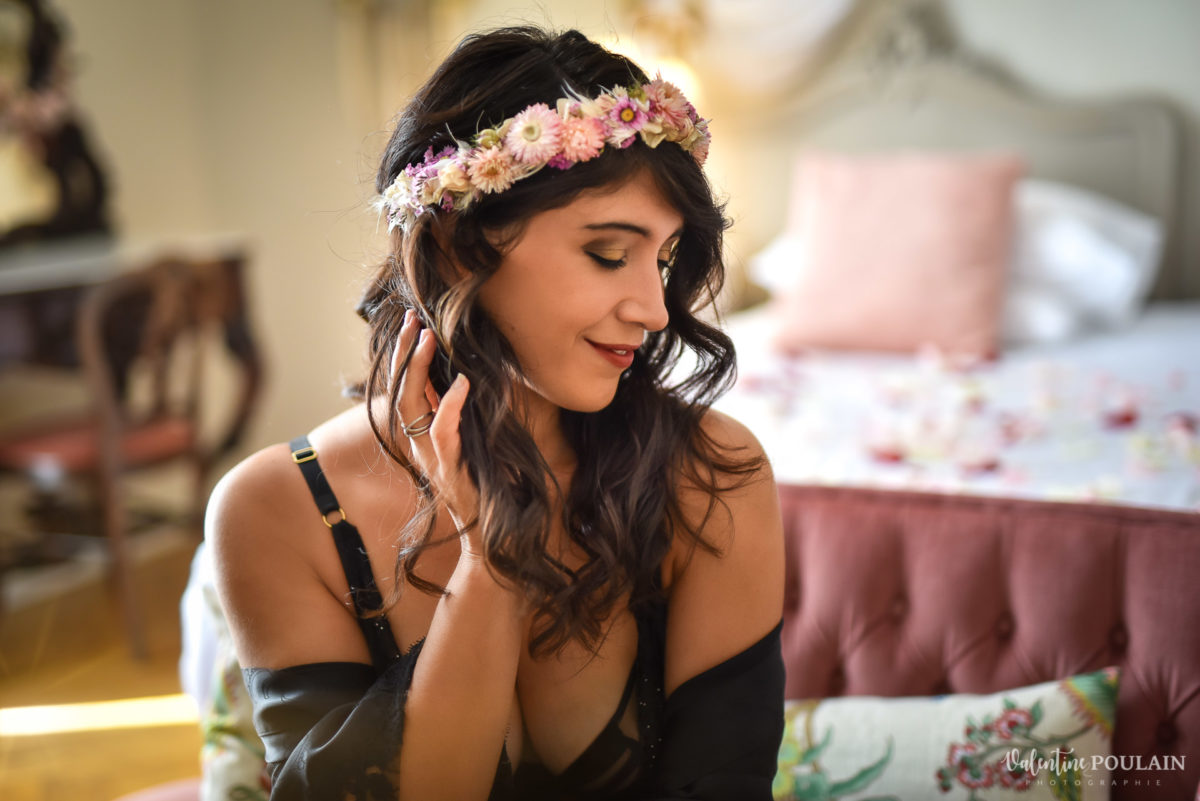 boudoir douceur portrait - Valentine Poulain