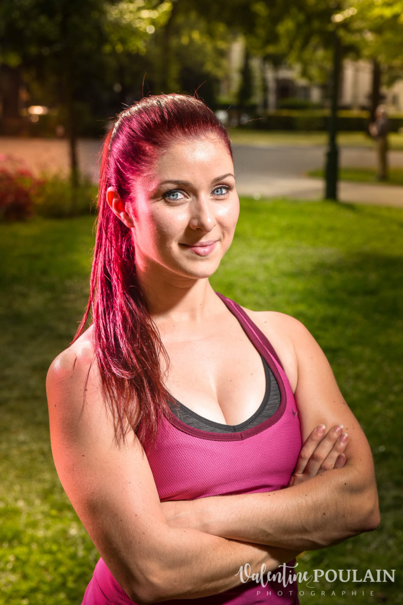 Coach fitness portrait Emilie