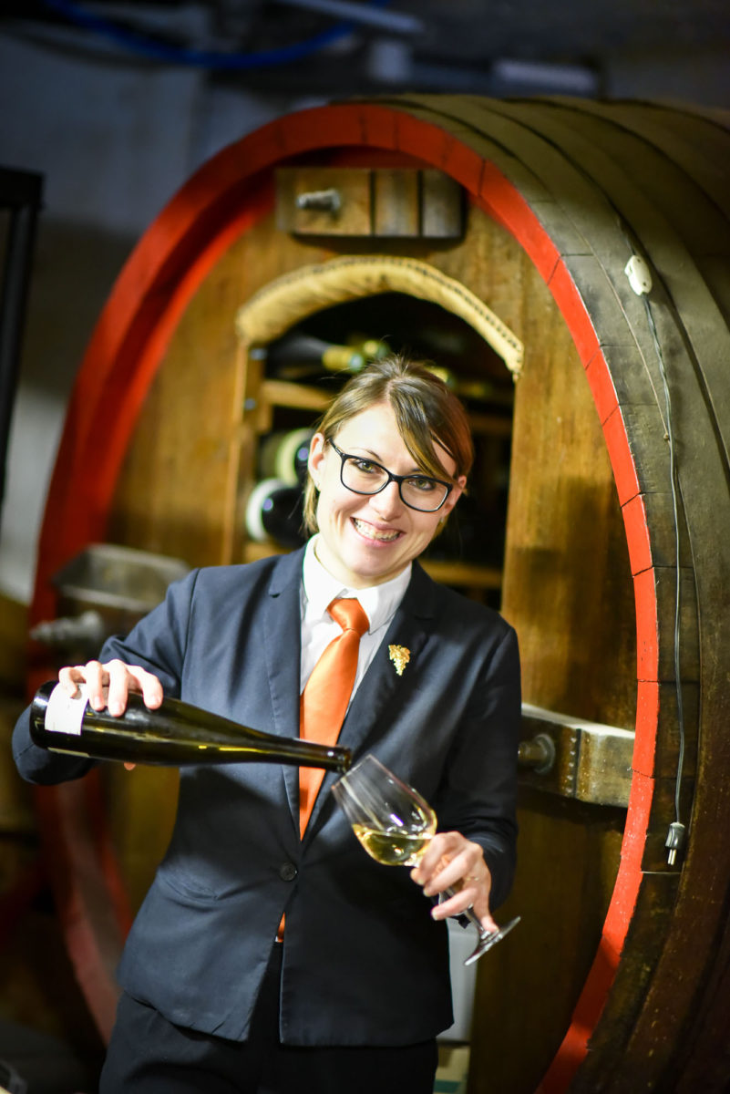 Portrait corporate restaurant sommelière - Valentine Poulain