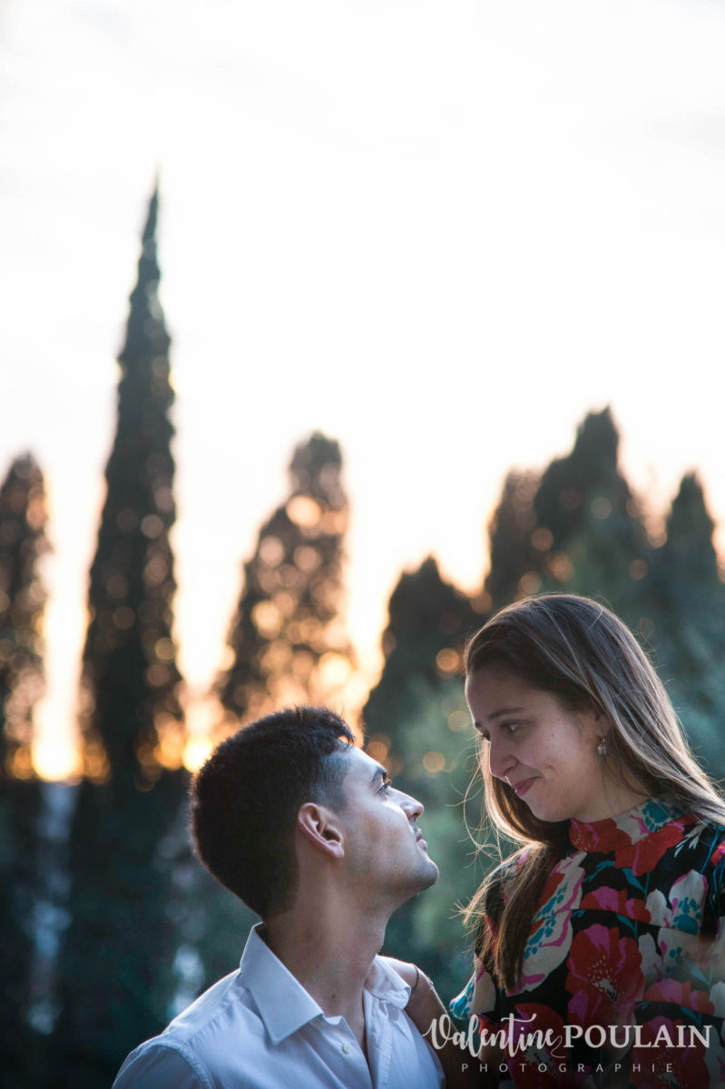 Shooting couple demande mariage Rome duo