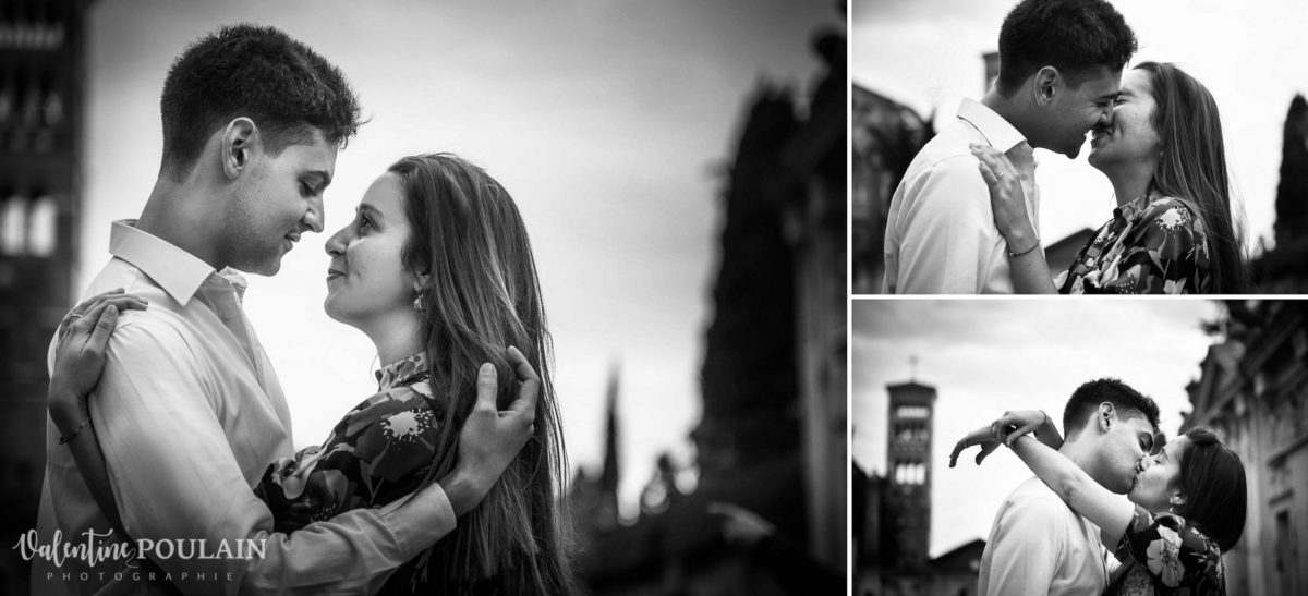 Shooting couple demande mariage Rome montage