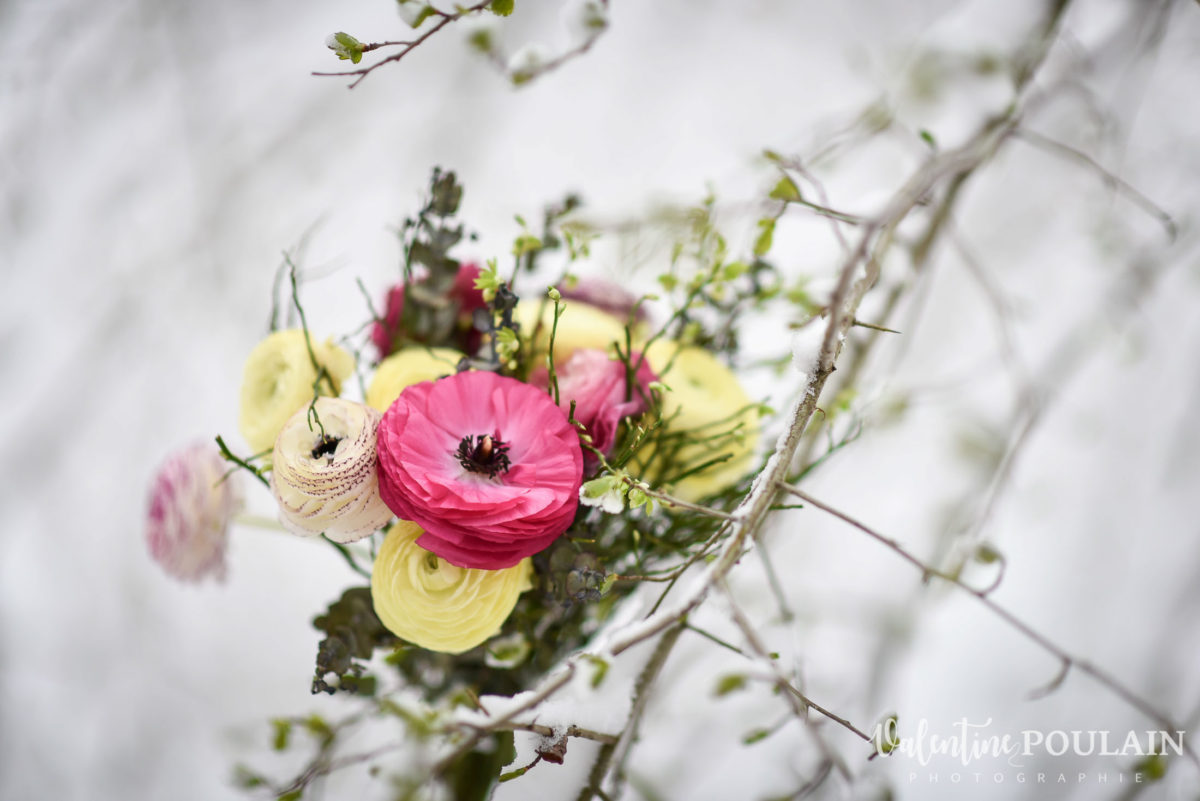 Shooting couple hivernal - Valentine Poulain fleurs