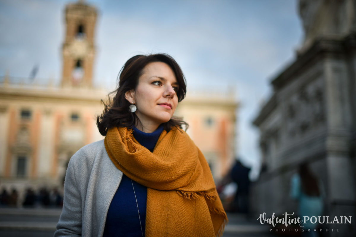 Shooting portrait Silvene Rome Créatrice place