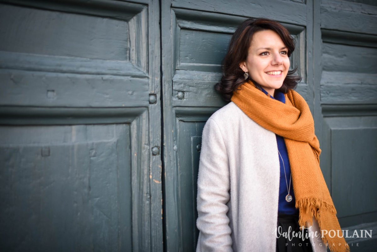 Shooting portrait Silvene Rome Créatrice porte