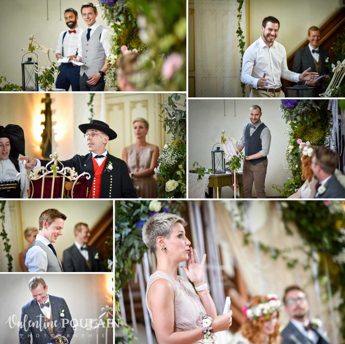 Mariage hippie funky - Valentine Poulain discours