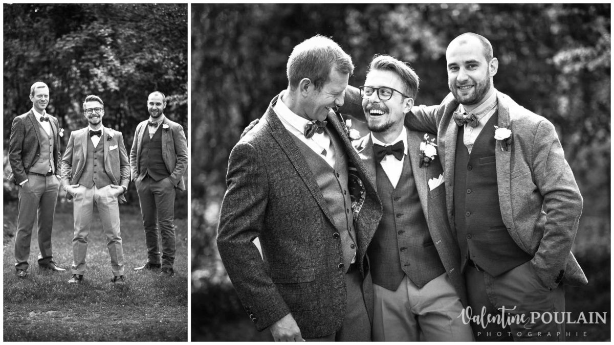 Mariage hippie funky - Valentine Poulain - témoins hommes