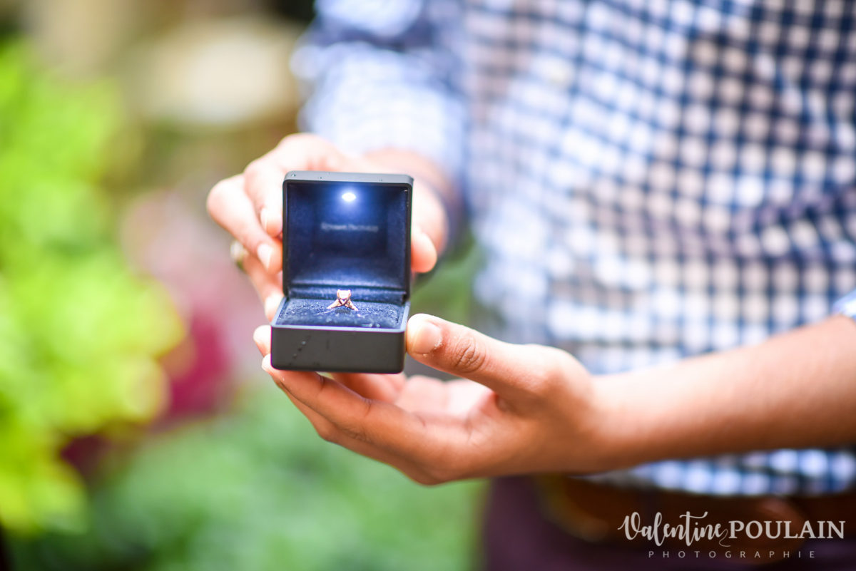 Demande mariage Colmar - Valentine Poulain bague