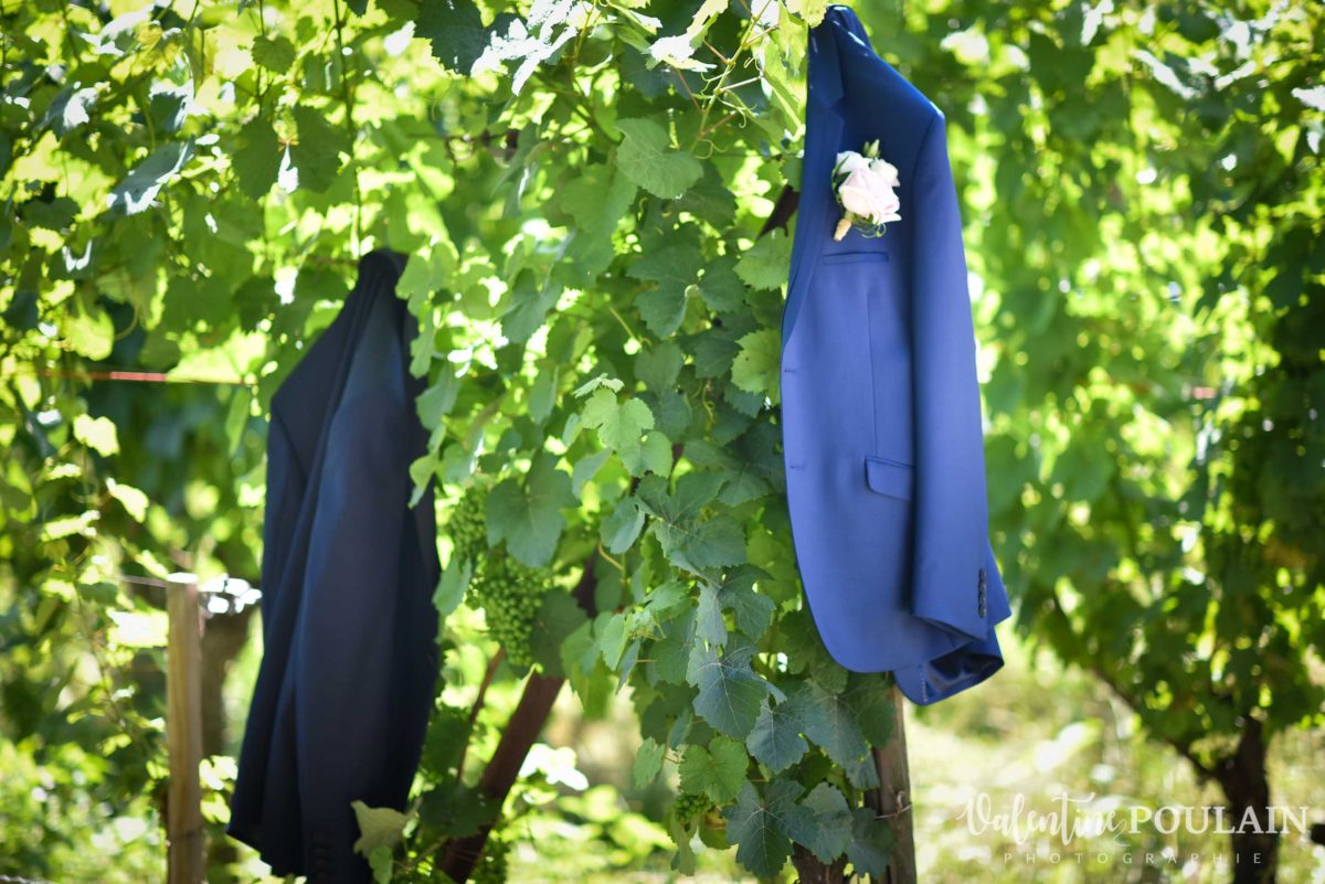 Il et il mariage couple homosexuel vignes