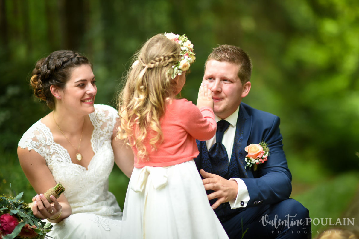 Mariage émotions fille père - Valentine Poulain 