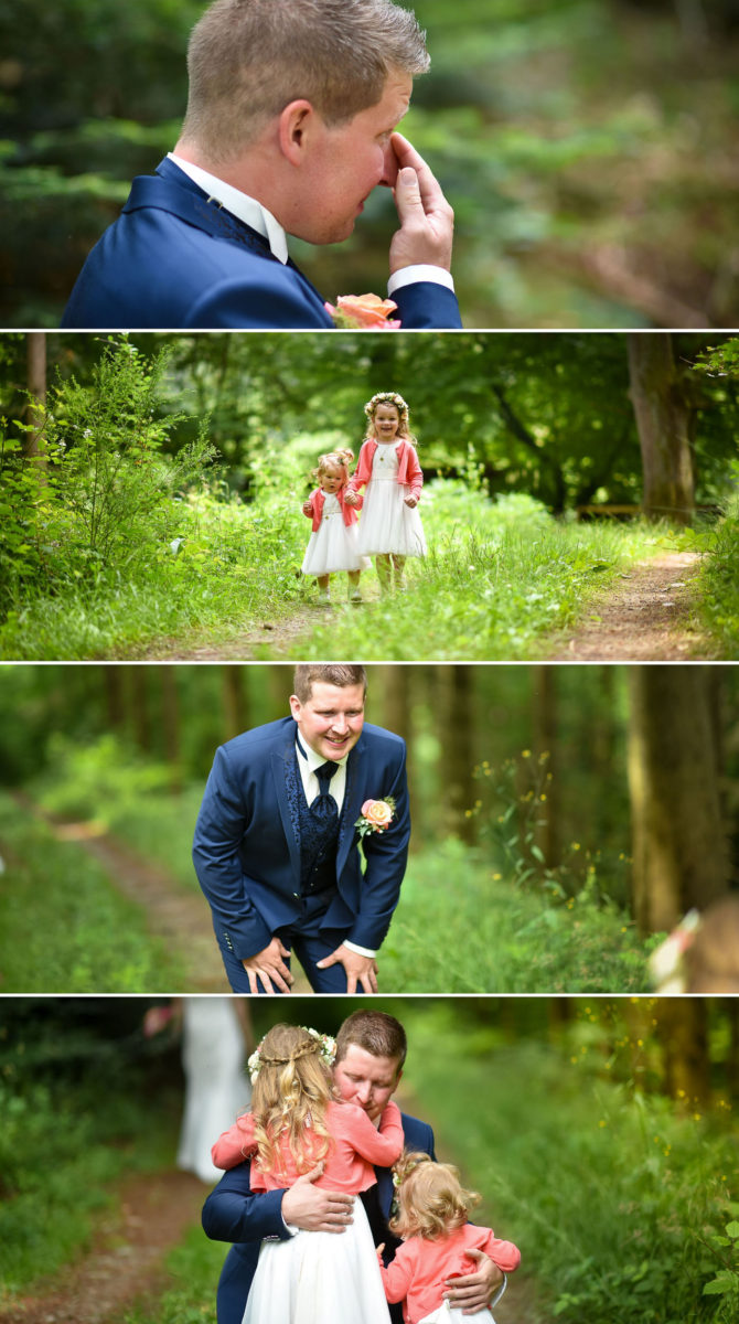 Mariage émotions père filles
