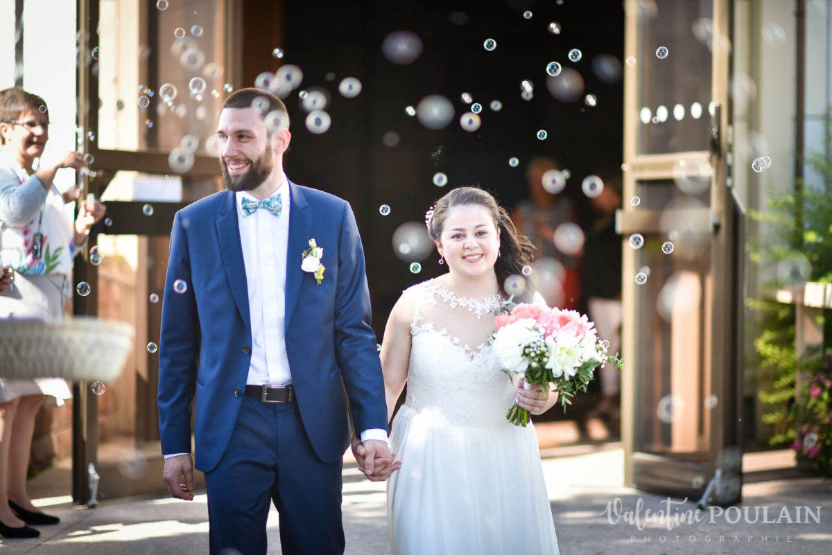 Mariage grange - Valentine Poulain haie d'honneur