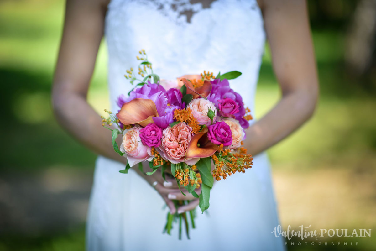 Mariage sportifs - Valentine Poulain bouquet