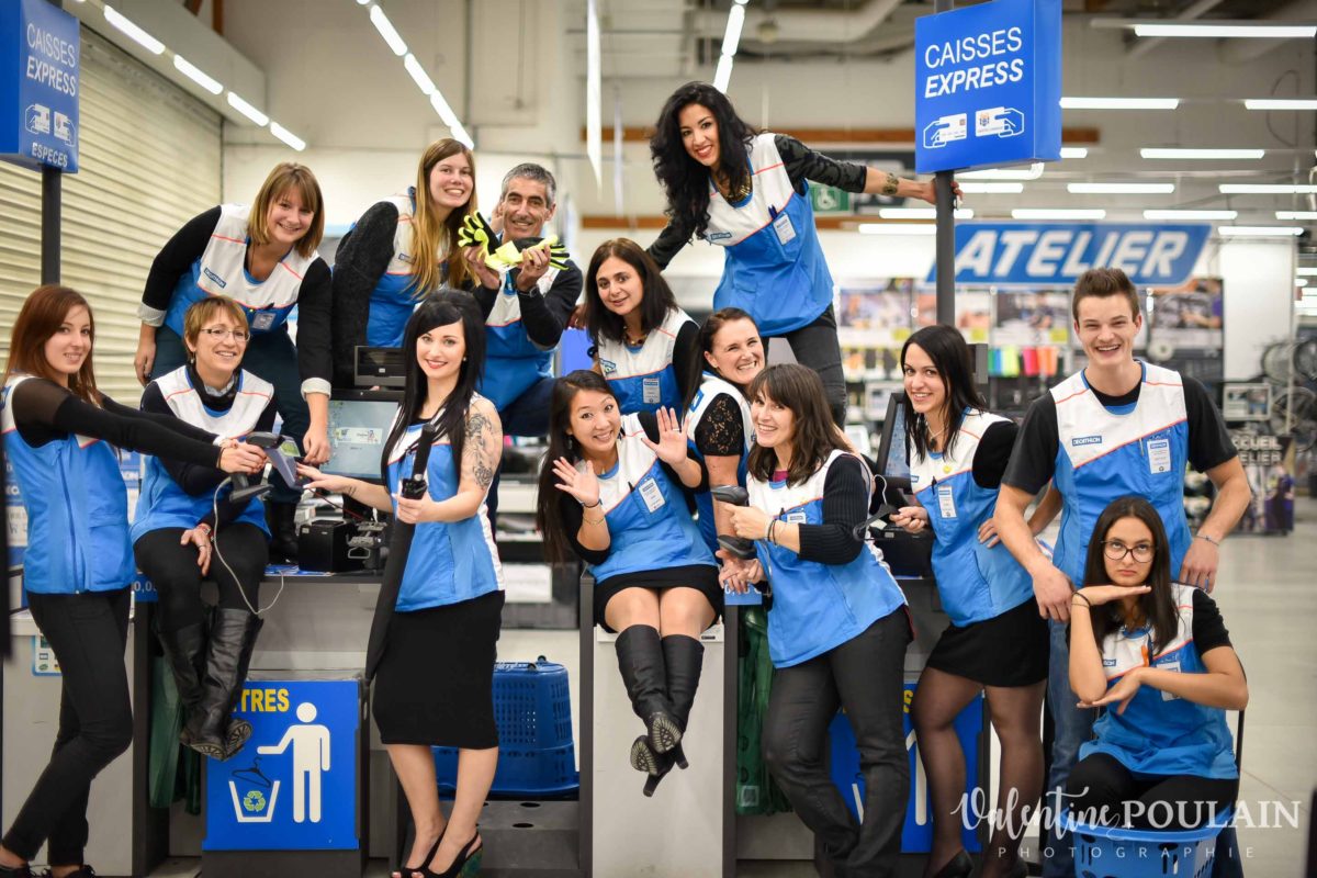 Photo equipe corporate fun - Valentine Poulain Decathlon