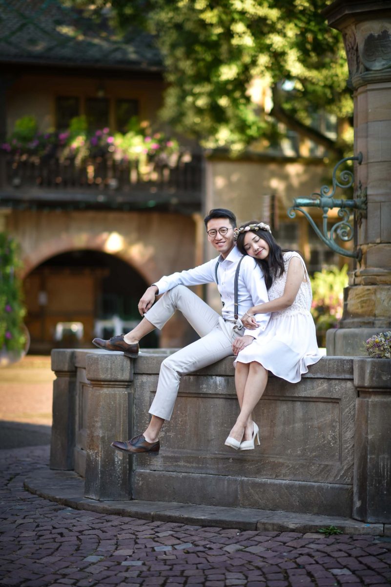 Save the date Colmar couple chinois - Valentine Poulain blog