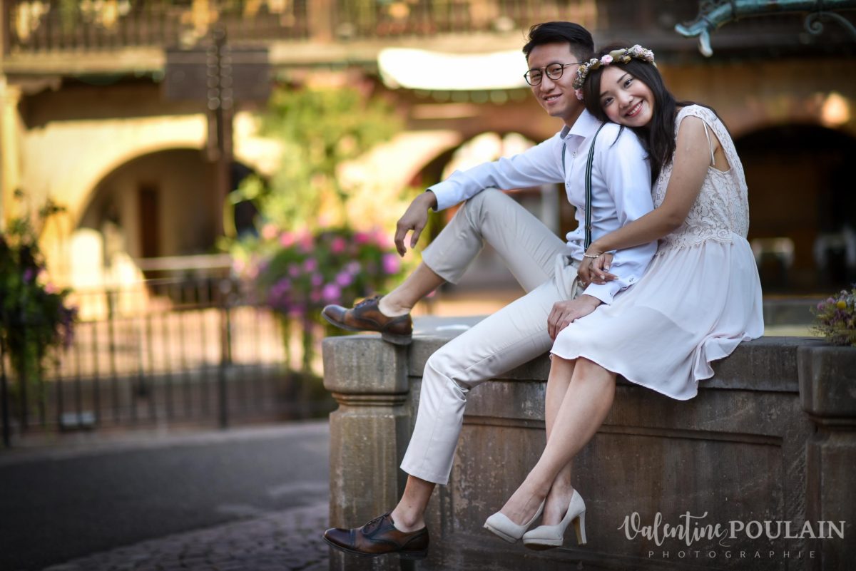 Save the date Colmar couple chinois - Valentine Poulain puit