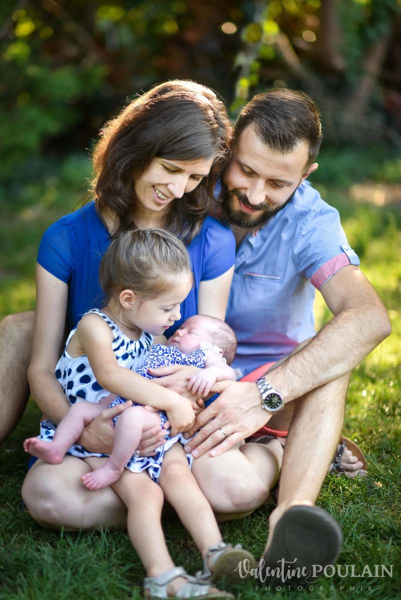 Shooting famille petites filles - Valentine Poulain