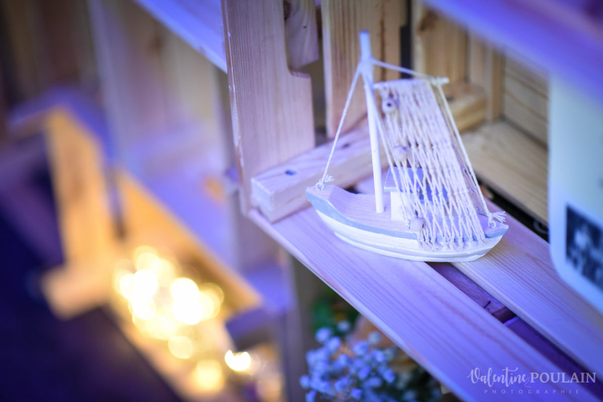 Mariage marin mer - Valentine Poulain bateau