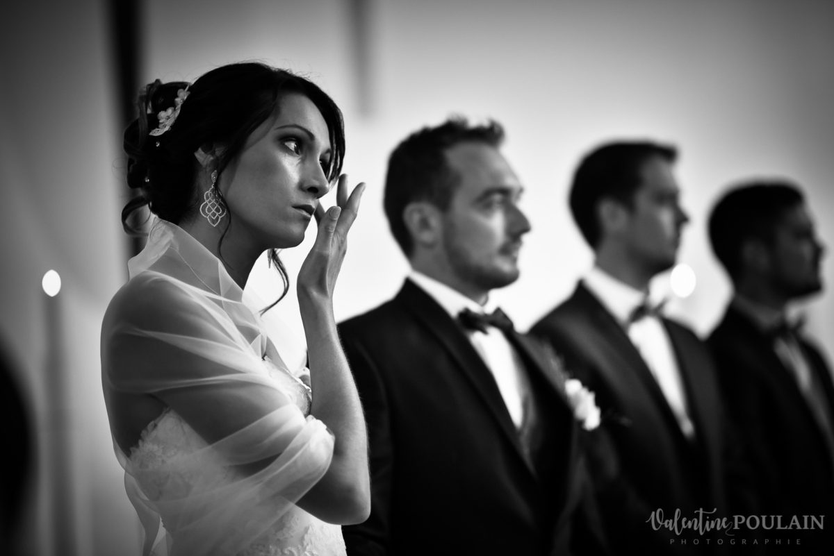 Mariage marin mer - Valentine Poulain larme