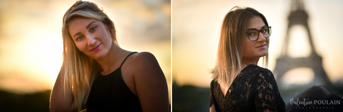 Shooting photo portrait Paris - Valentine Poulain lever soleil