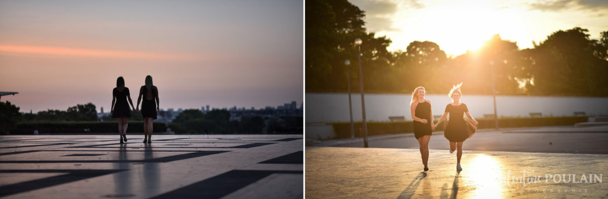 Shooting photo portrait Paris - Valentine Poulain sunrise
