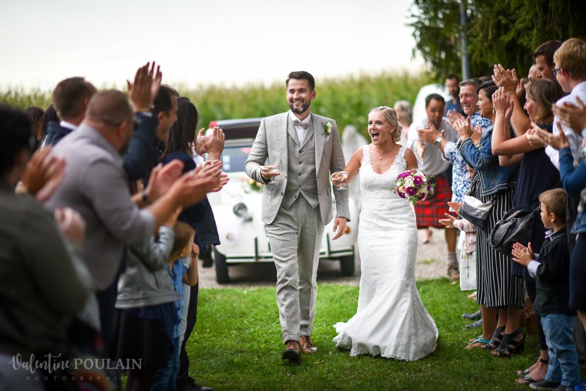 Mariage père marie fille - Valentine Poulain arrivent