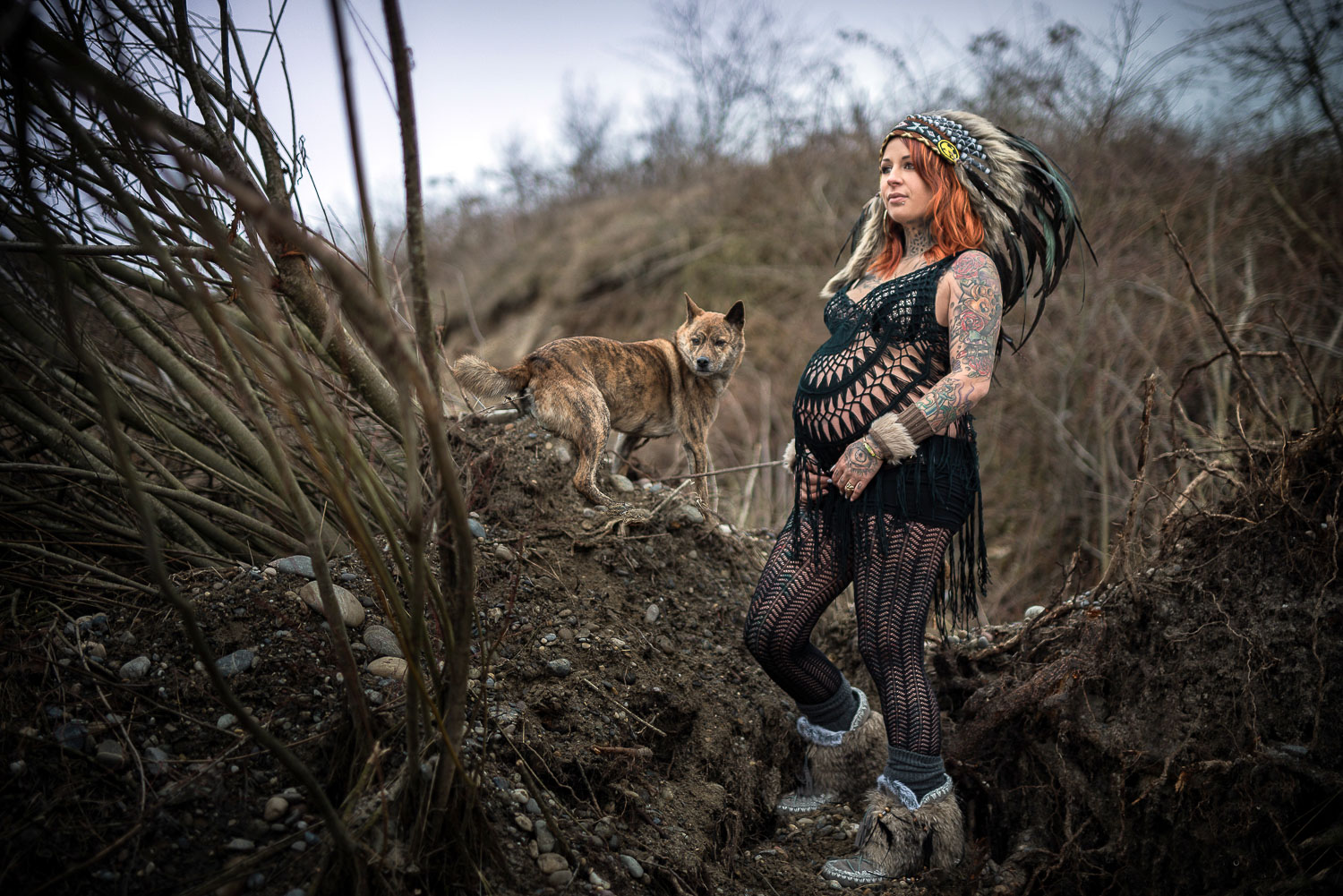 Shooting grossesse alternatif burning man