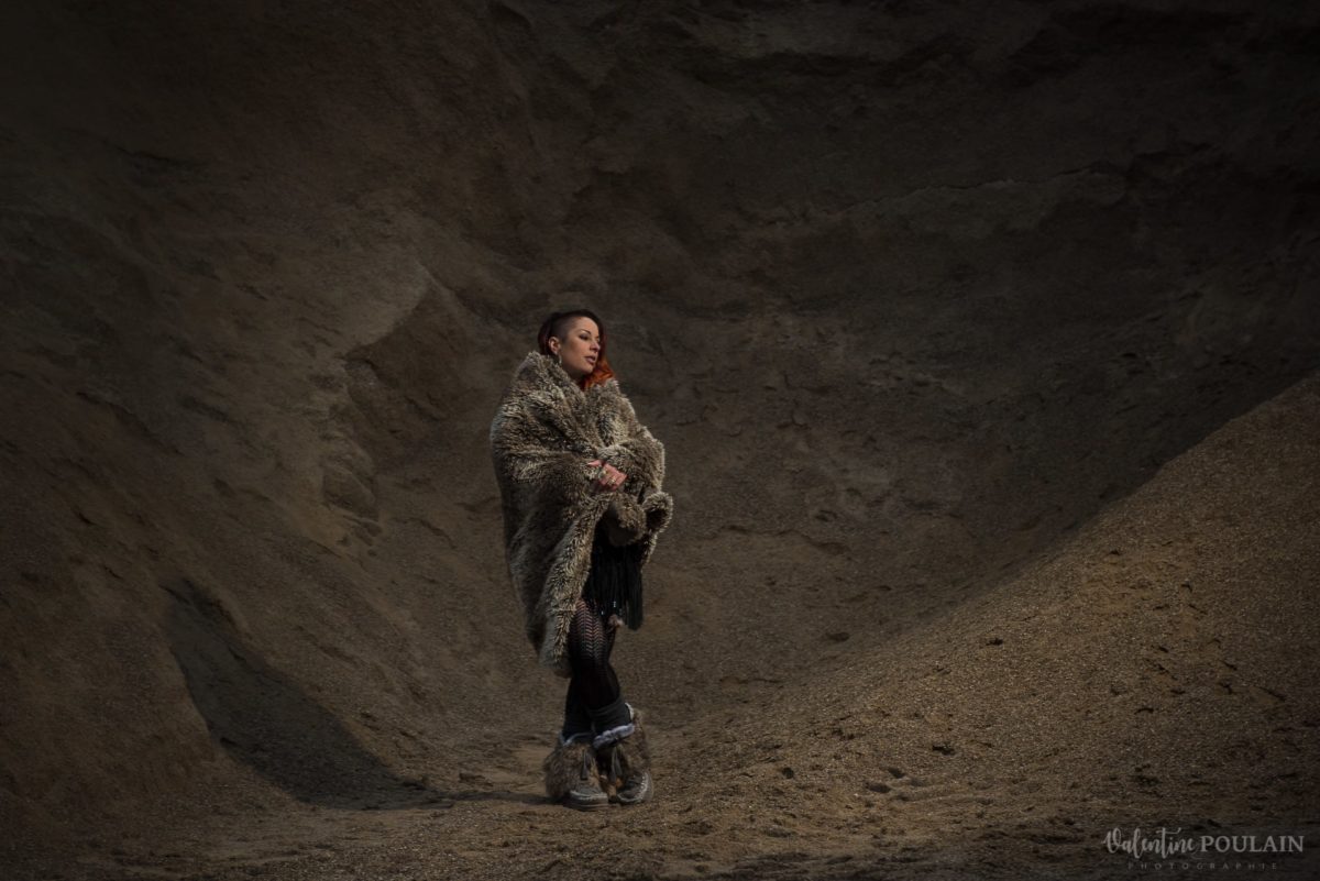Shooting grossesse alternatif sauvage desert